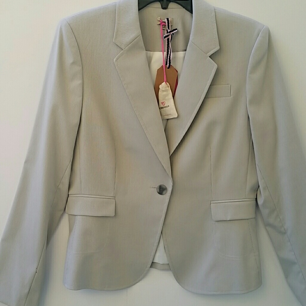 Cremieux Nita blazer in island escape SZ 10